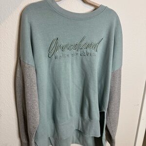 Elvis Presley Graceland Embroidery Sweatshirt | Size XL